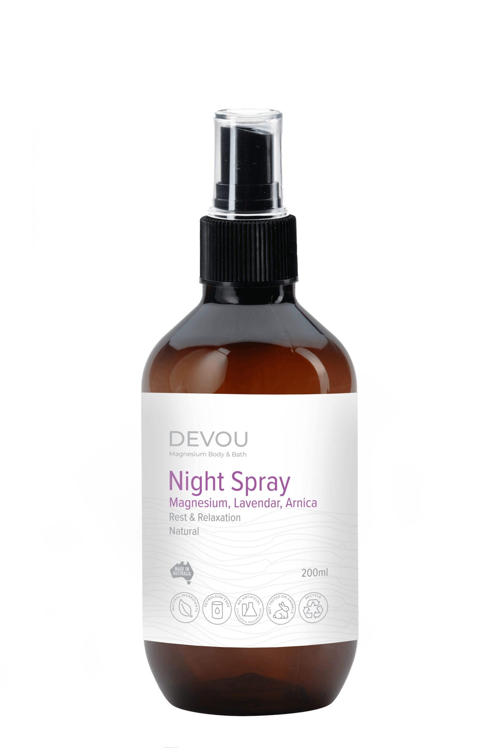 Get a good night sleep with DEVOU Night Spray