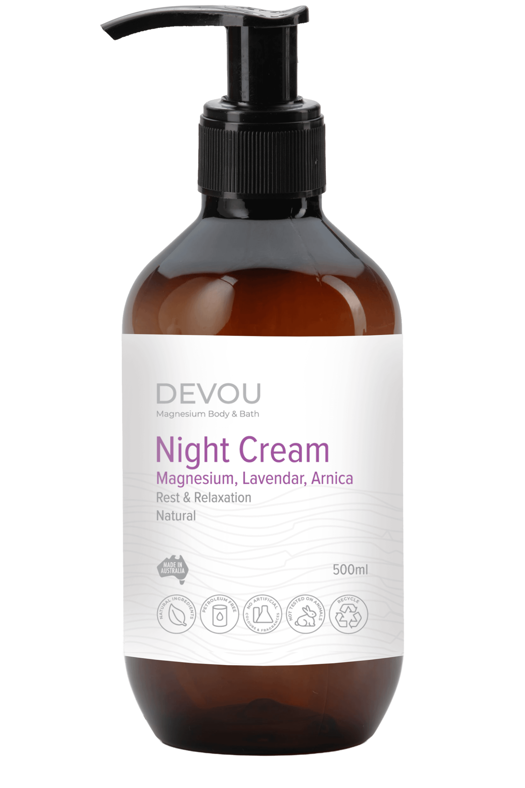 Devou Magnesium Night Cream 500ml