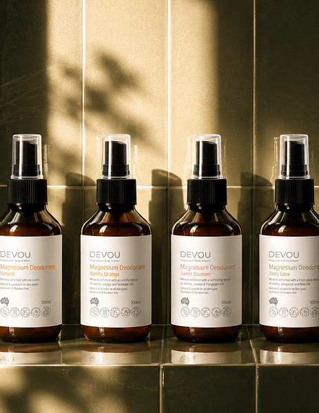 Premium Magnesium Devou Natural Deodorants | Skincare