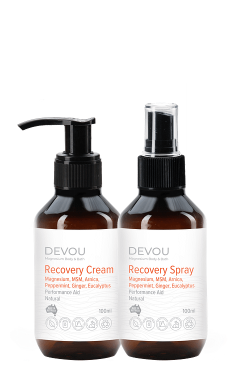 DEVOU-Recovery-Cream-Spray-Duo-100ml-Magnesium