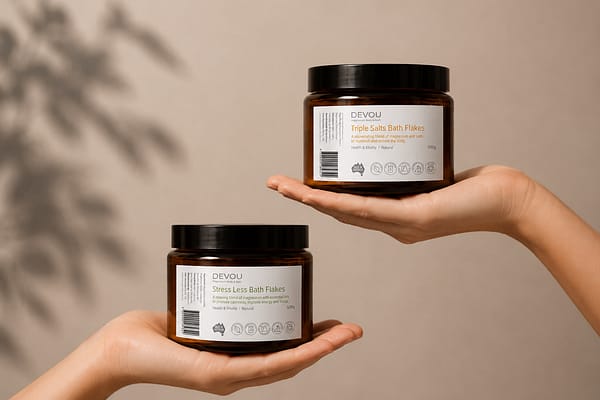 Premium Magnesium Devou Bath Flakes | Skincare