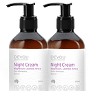 DEVOU-Night-Cream-200ml-Magnesium-bundle