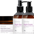 DEVOU-Night-Cream-Spray-200ml-Magnesium-flakes-bundle