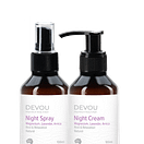 DEVOU Night Cream + Night Spray Duo 100ml Magnesium