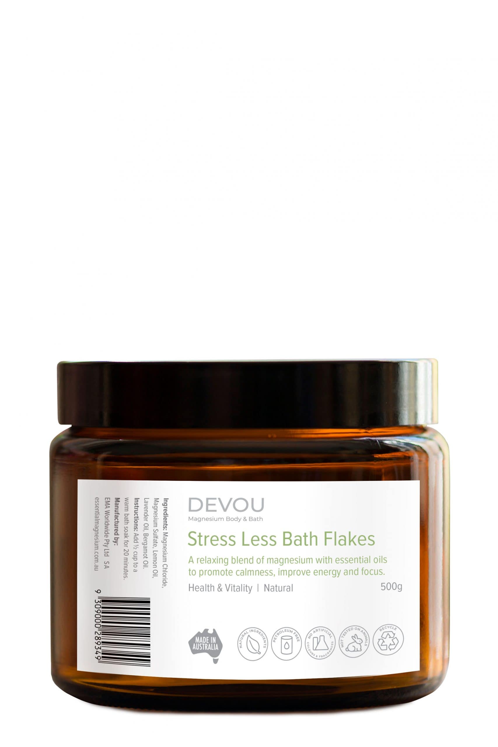 Devou Stress Less Bath Soak - 500g