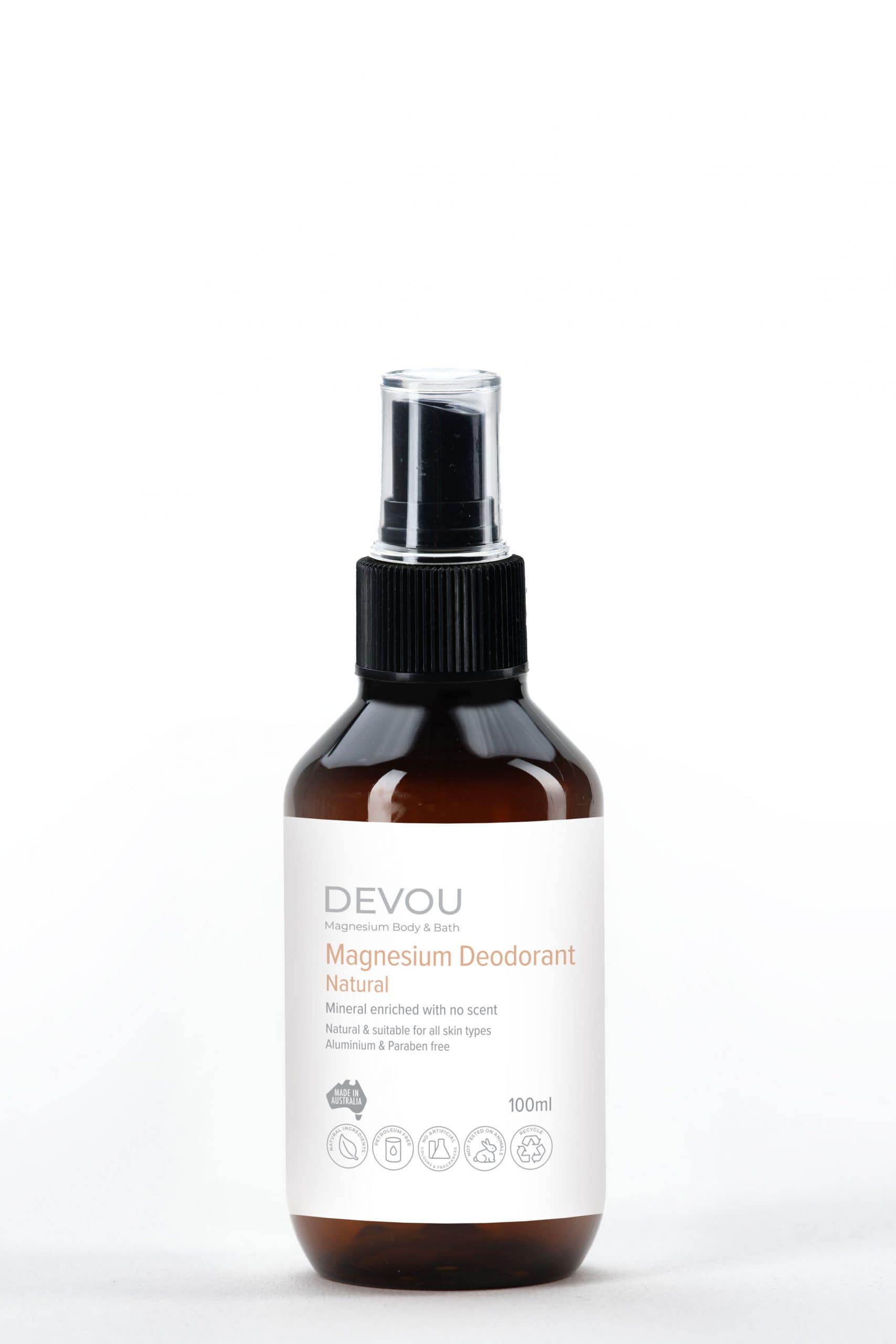 Devou Magnesium Deodorant - Natural