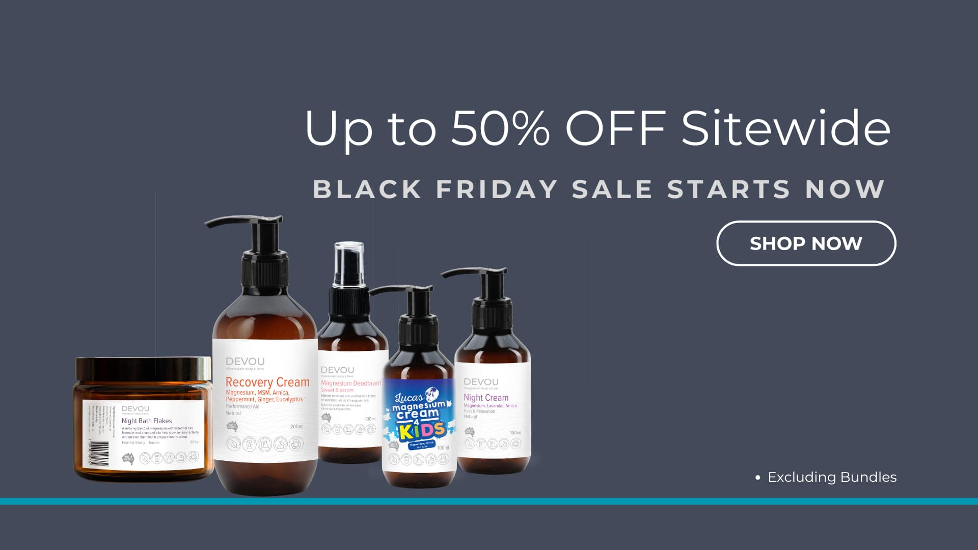 Up to 50% off sitewide Black Friday sale