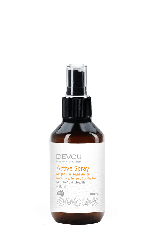 Active Magnesium Cream is ideal for muscle and joint health. Active Magnesium Spray assists you to stay active for longer.